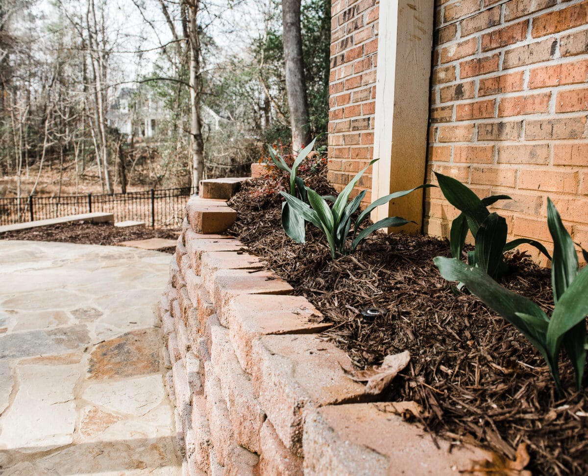 Suwanee, Hardscape Before and After Whitwell Landscaping