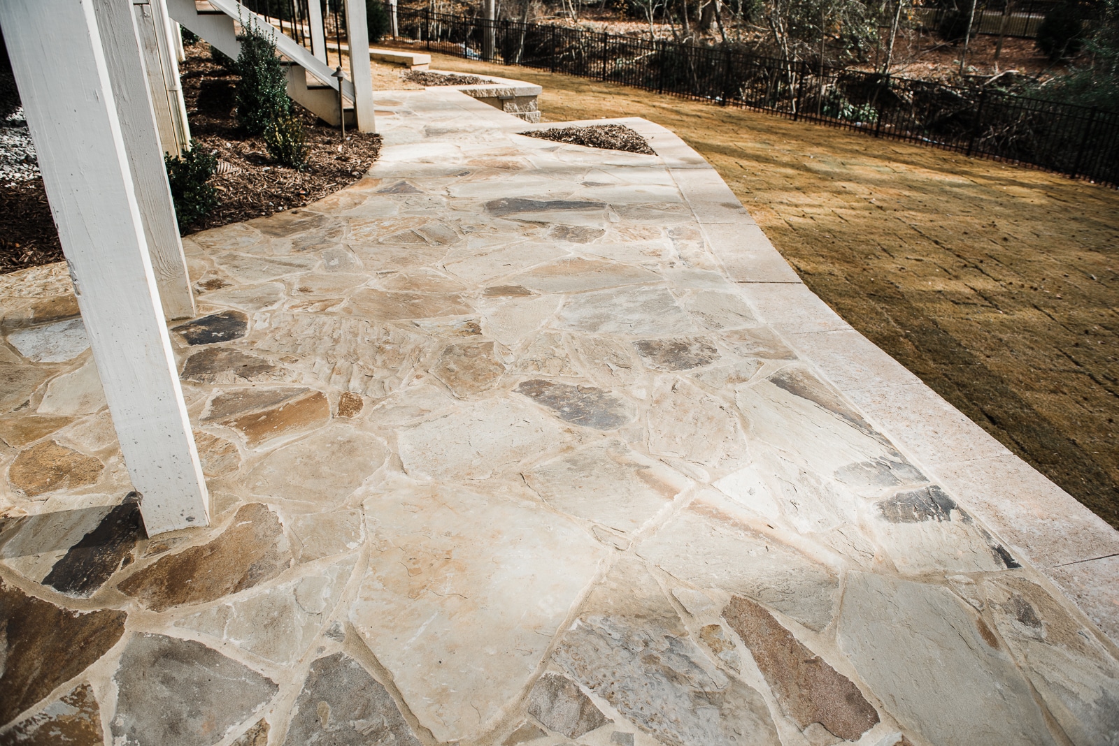 Suwanee, Hardscape Before and After Whitwell Landscaping