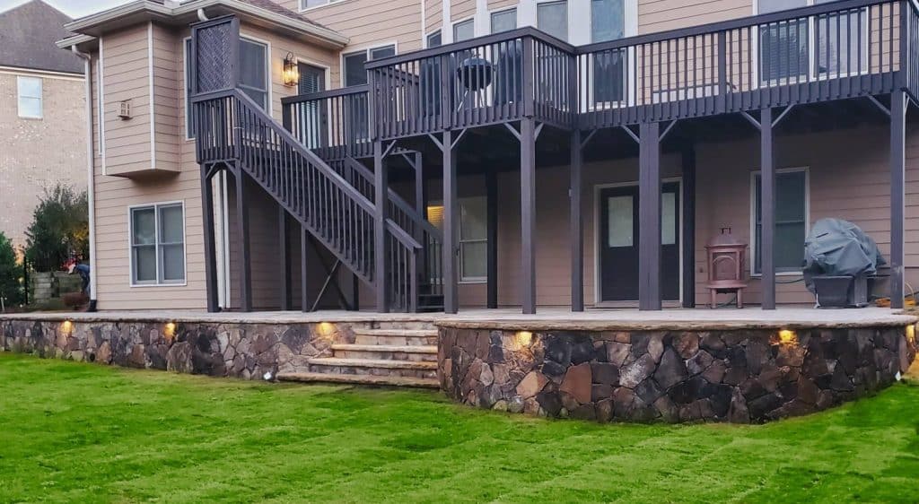 Fieldstone Veneer Retaining Walls