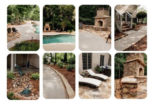 Poolside Perfection A Stunning Hardscape & Landscape Redesign